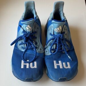 Adidas Pharrell Blue Hu Sneakers